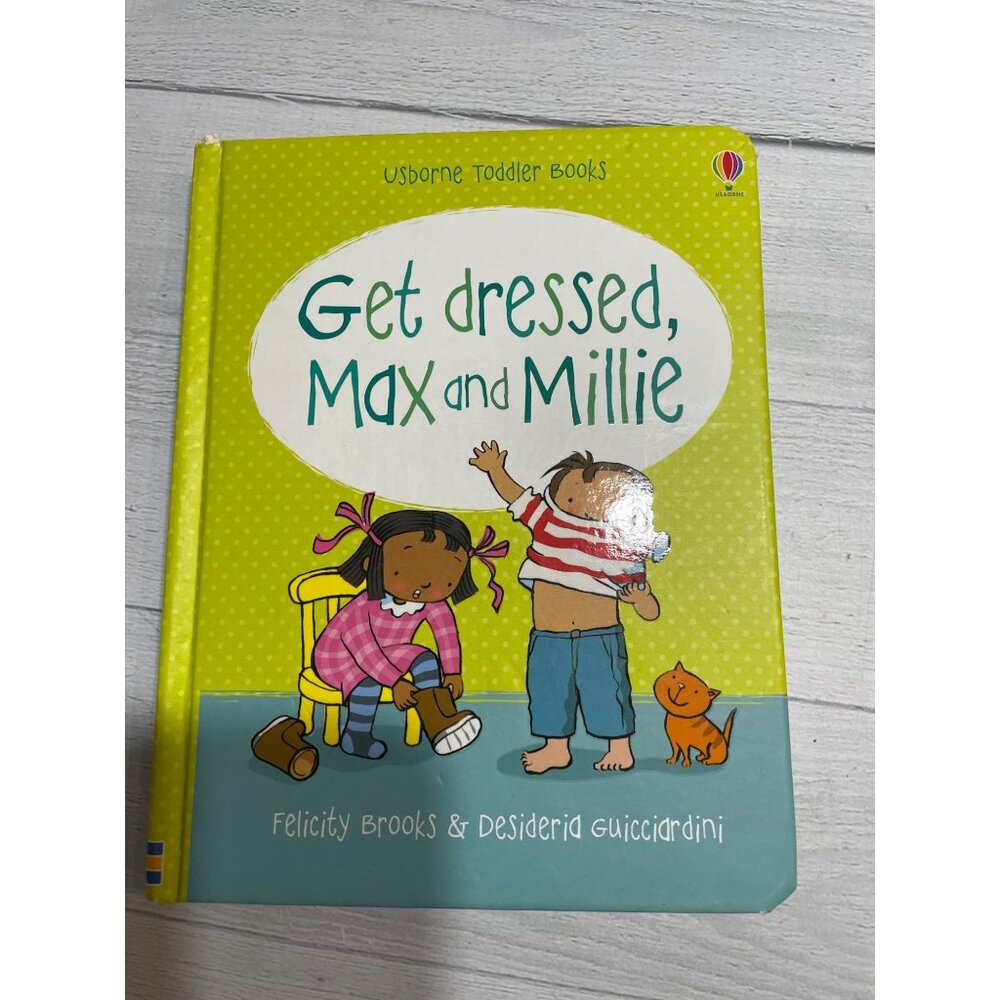 Get Dressed Max and Millie Usborne‎ Toddler Books Felicity Brooks Hardcover